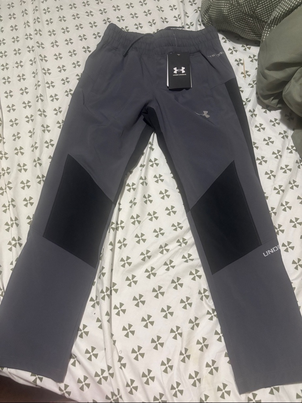 Under Armour Gray and Black Training Pants